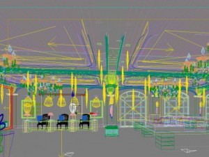 lobby space 138 3D Модель