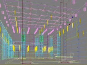 로비 공간 140 3D 모델