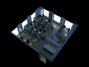 espacio de oficina 69 Modelo 3D