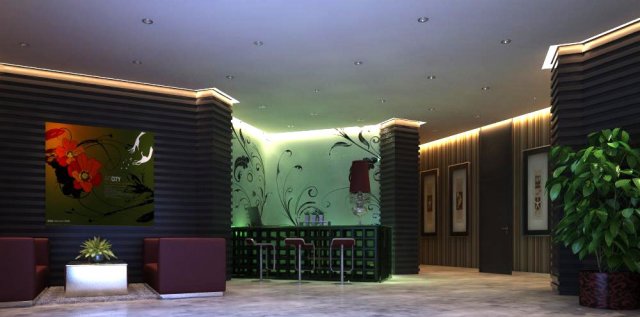 office space 75 3D Модель .c4d .max .obj .3ds .fbx .stl .blend 