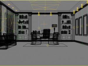office space 77 3D 模型
