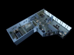 office space 70 3D Model