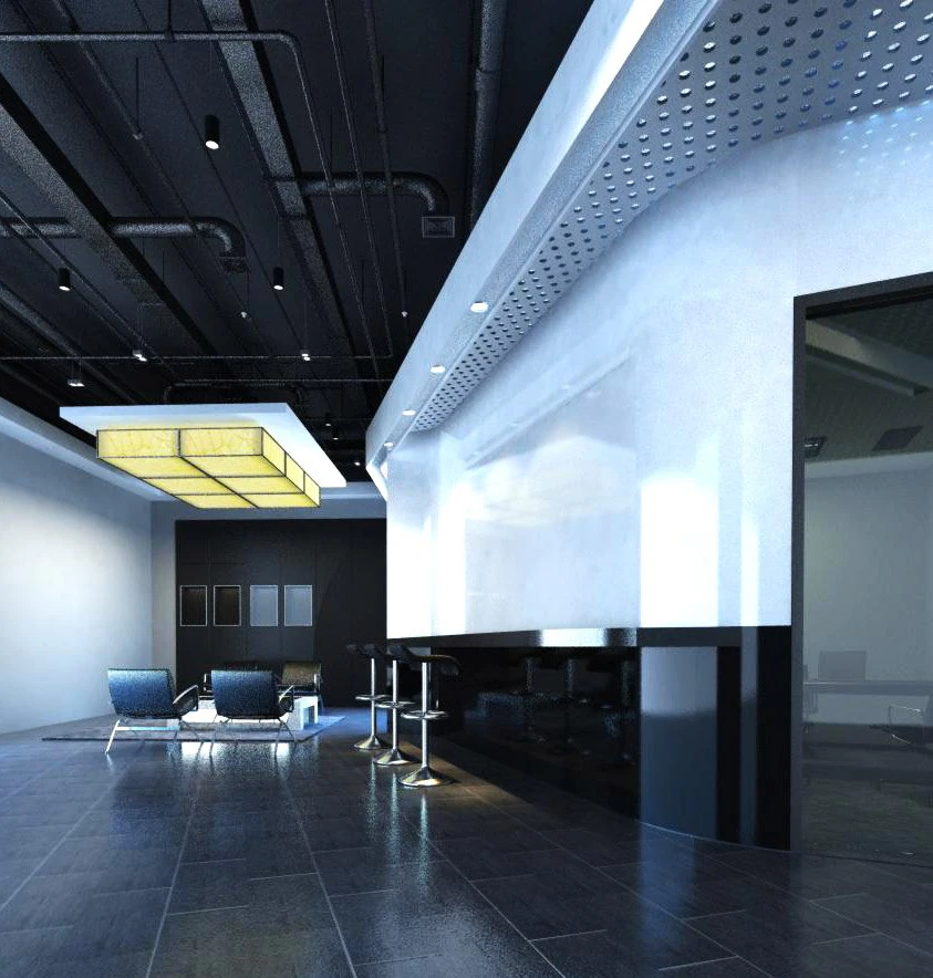 ofis alanı 89 3D Model .c4d .max .obj .3ds .fbx .stl .blend 