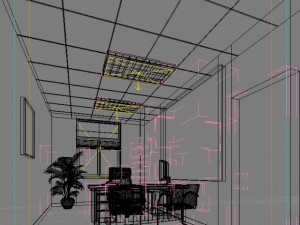 office space 99 3Dモデル