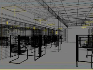 office space 100 3D Model