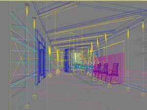 사무실 공간 110 3D 모델
