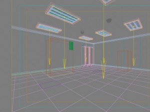 operating room  control room 008 3D Model