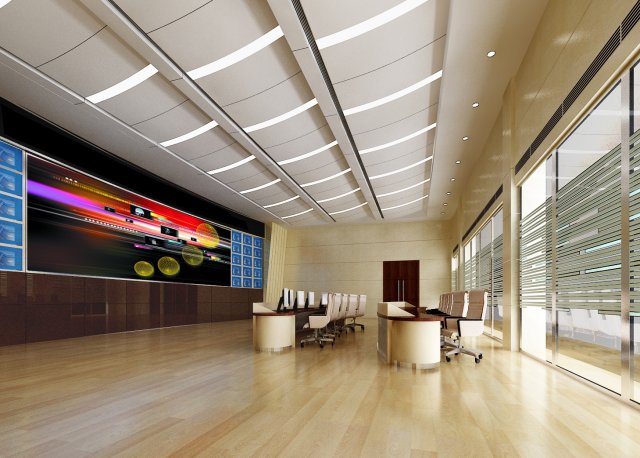 operating room  control room 004 3D 모델 .c4d .max .obj .3ds .fbx .stl .blend 