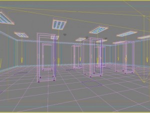 operating room  control room 002 Modelo 3D