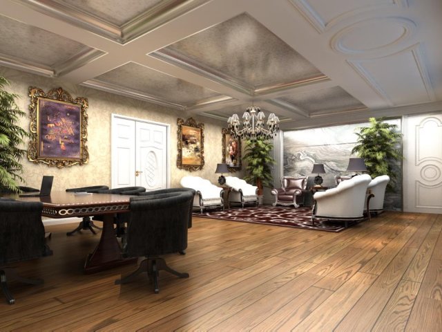 office space 115 Modèle 3D .c4d .max .obj .3ds .fbx .stl .blend 