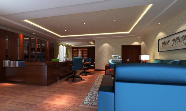 office space 120 3D 模型 .c4d .max .obj .3ds .fbx .stl .blend