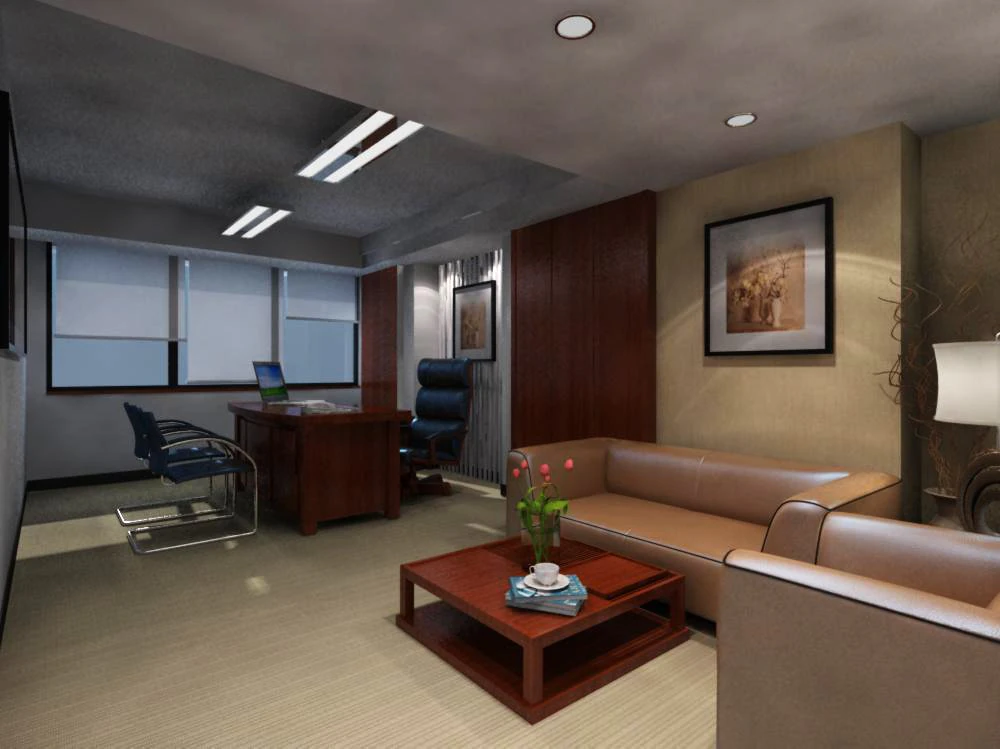 office space 123 3D Model .c4d .max .obj .3ds .fbx .stl .blend 