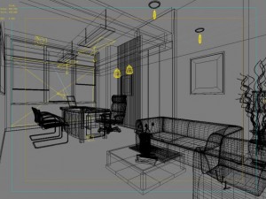office space 123 3D Model