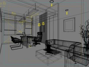 office space 123 3D Model