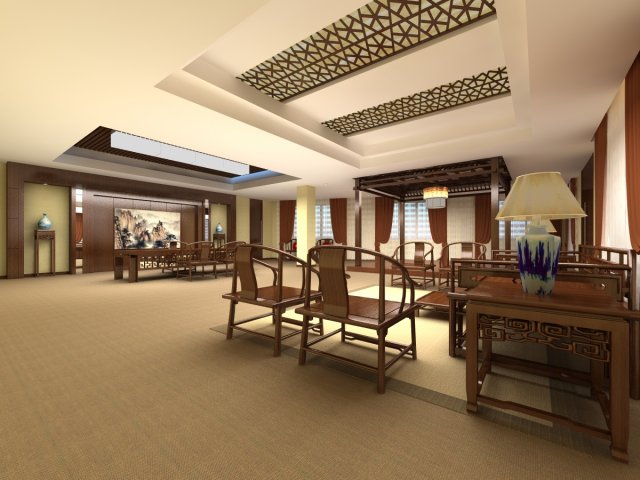 office space 127 3D-Modell .c4d .max .obj .3ds .fbx .stl .blend 