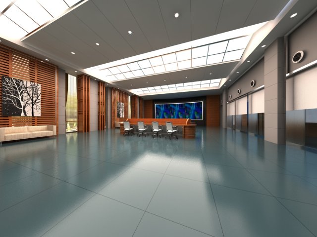 office space 130 3D Модель .c4d .max .obj .3ds .fbx .stl .blend 