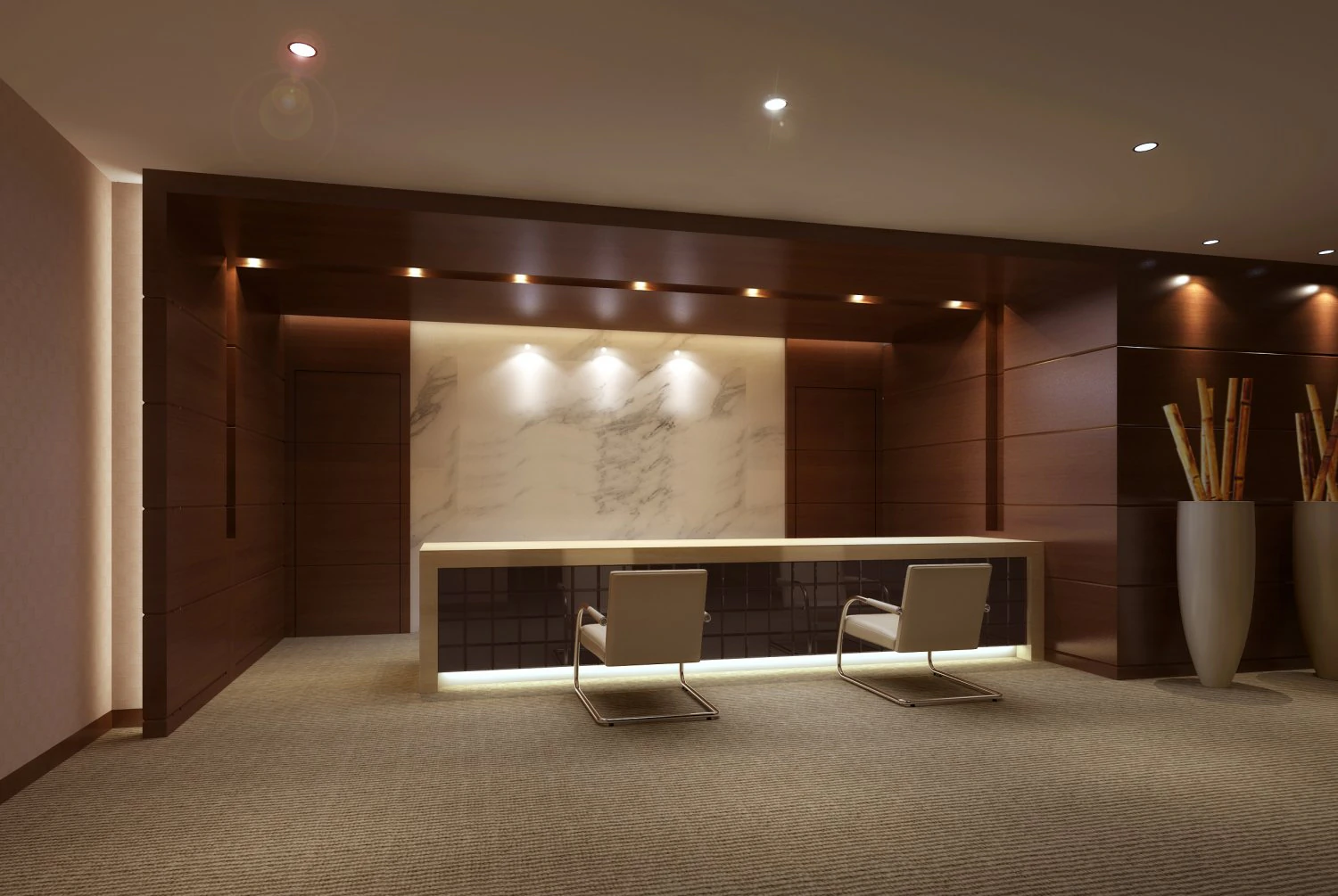ruang kantor 135 Model 3D .c4d .max .obj .3ds .fbx .stl .blend 