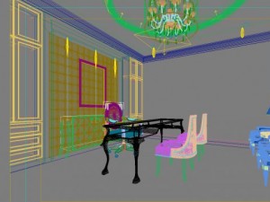 office space 136 Model 3D