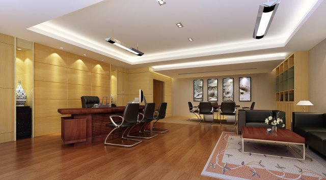 office space 137 Modèle 3D .c4d .max .obj .3ds .fbx .stl .blend 