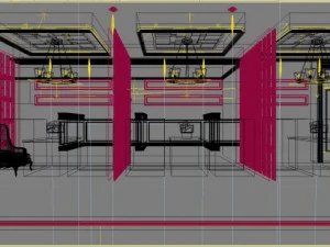espacio de barra 035 Modelo 3D