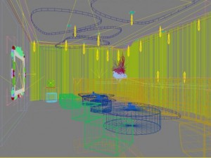 bar space 038 Modello 3D