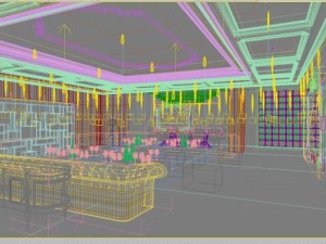 bar space 040 Model 3D