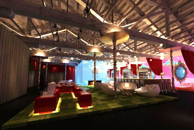 bar space 041 3D Model .c4d .max .obj .3ds .fbx .stl .blend 