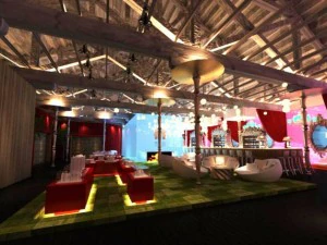 барне приміщення 041 3D Модель