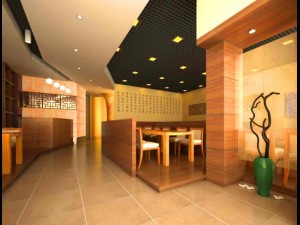 restaurant space 010 3D Model