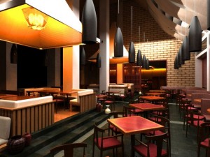 restaurant space 011 Modelo 3D