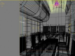 restaurant space 015 3D Модель