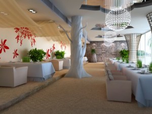 restaurant space 017 3D Модель