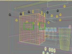 espacio de barra 053 Modelo 3D