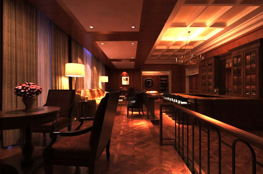 bar space 055 3D Model .c4d .max .obj .3ds .fbx .stl .blend 