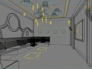 bar space 055 3D Model