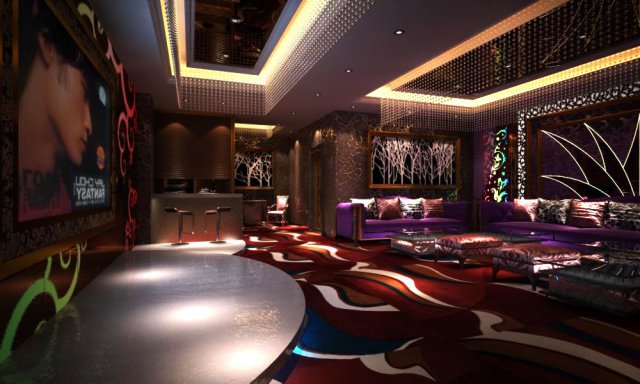 bar space 057 3D 模型 .c4d .max .obj .3ds .fbx .stl .blend 