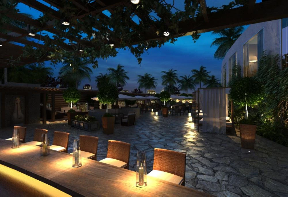bar space 049 3D Model .c4d .max .obj .3ds .fbx .stl .blend 