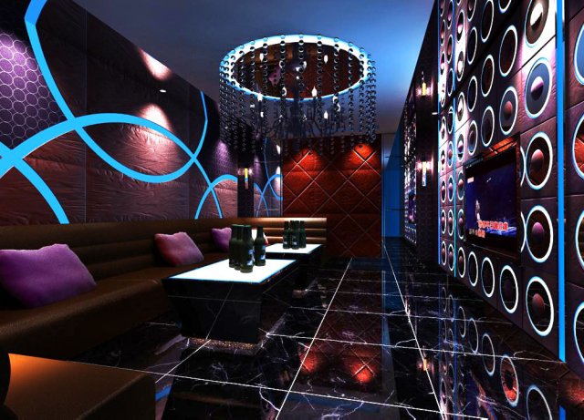 bar space 068 3D Модель .c4d .max .obj .3ds .fbx .stl .blend