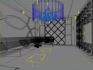 bar space 068 3D Model