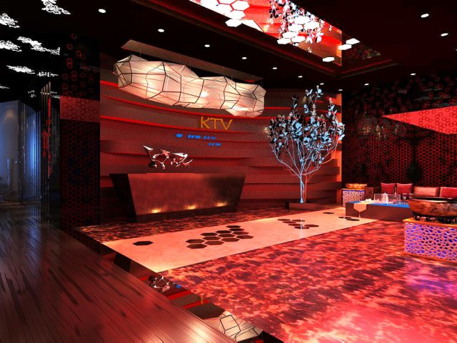 bar space 072 Model 3D .c4d .max .obj .3ds .fbx .stl .blend 