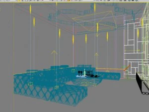 bar space 074 3D Model