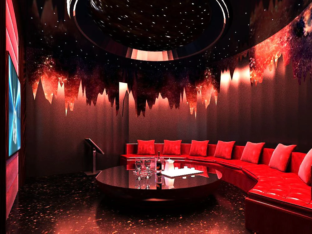 bar space 075 3D Model .c4d .max .obj .3ds .fbx .stl .blend 