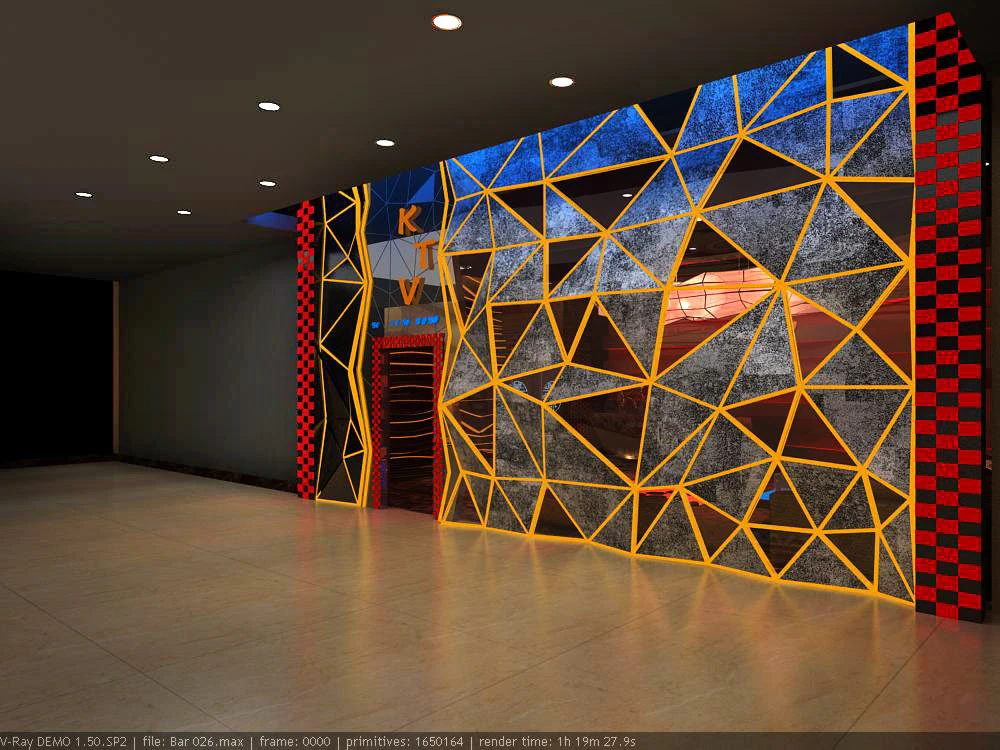 bar space 077 3D Model .c4d .max .obj .3ds .fbx .stl .blend 