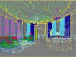 bar space 078 3D Model