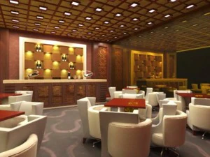 место в баре 081 3D Модель