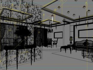 bar space 084 Model 3D