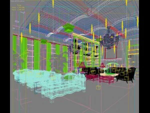 bar space 082 3D Model