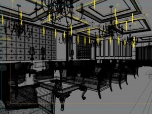 bar space 085 Modello 3D