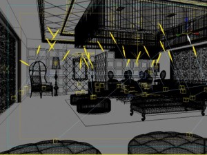 bar space 087 3D Model