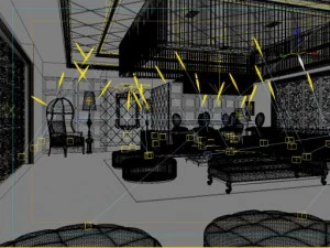 bar space 087 3D Model